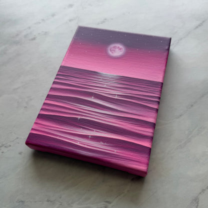 the sea in magenta