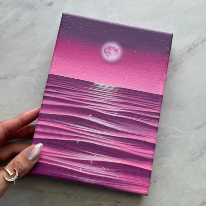 the sea in magenta