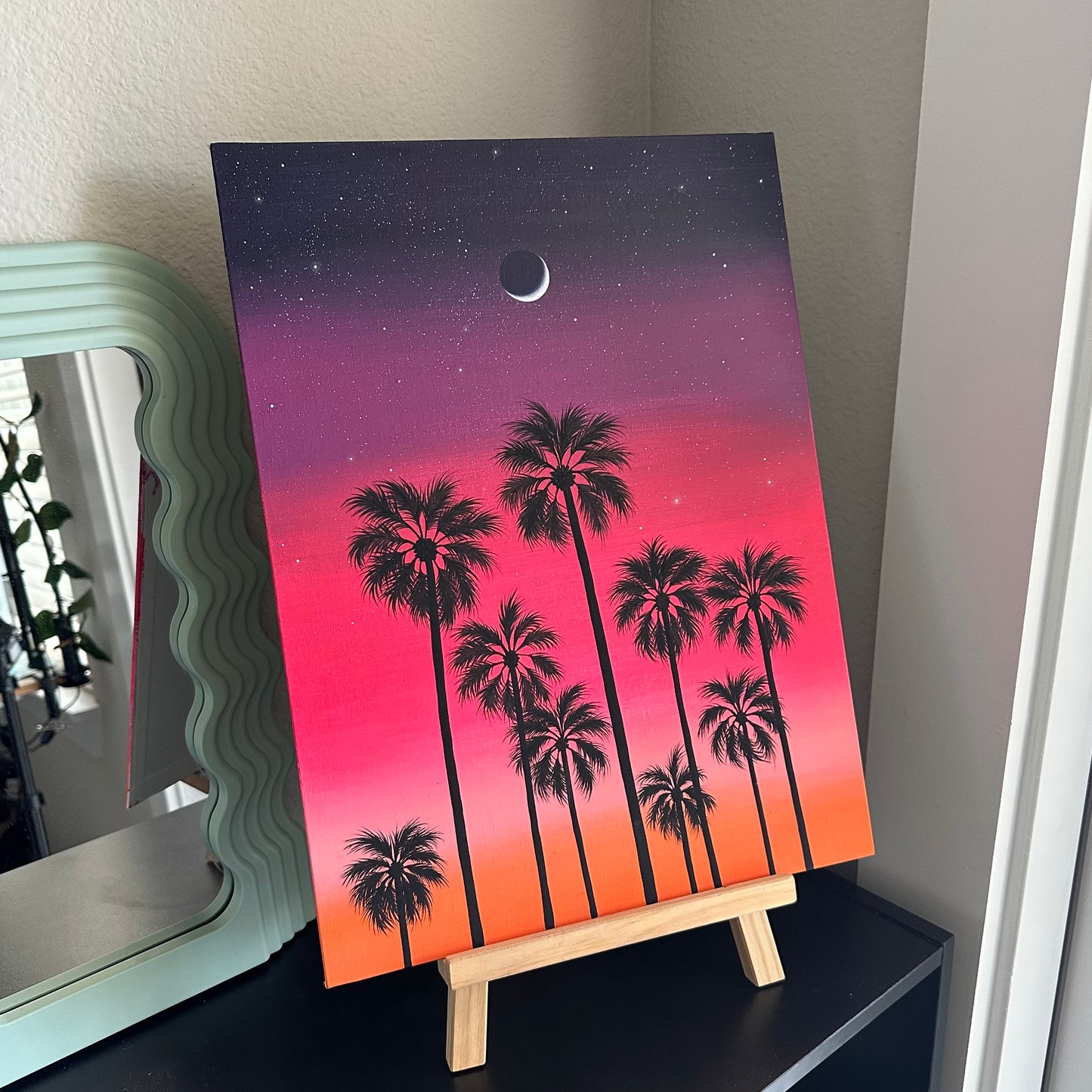 neon palms