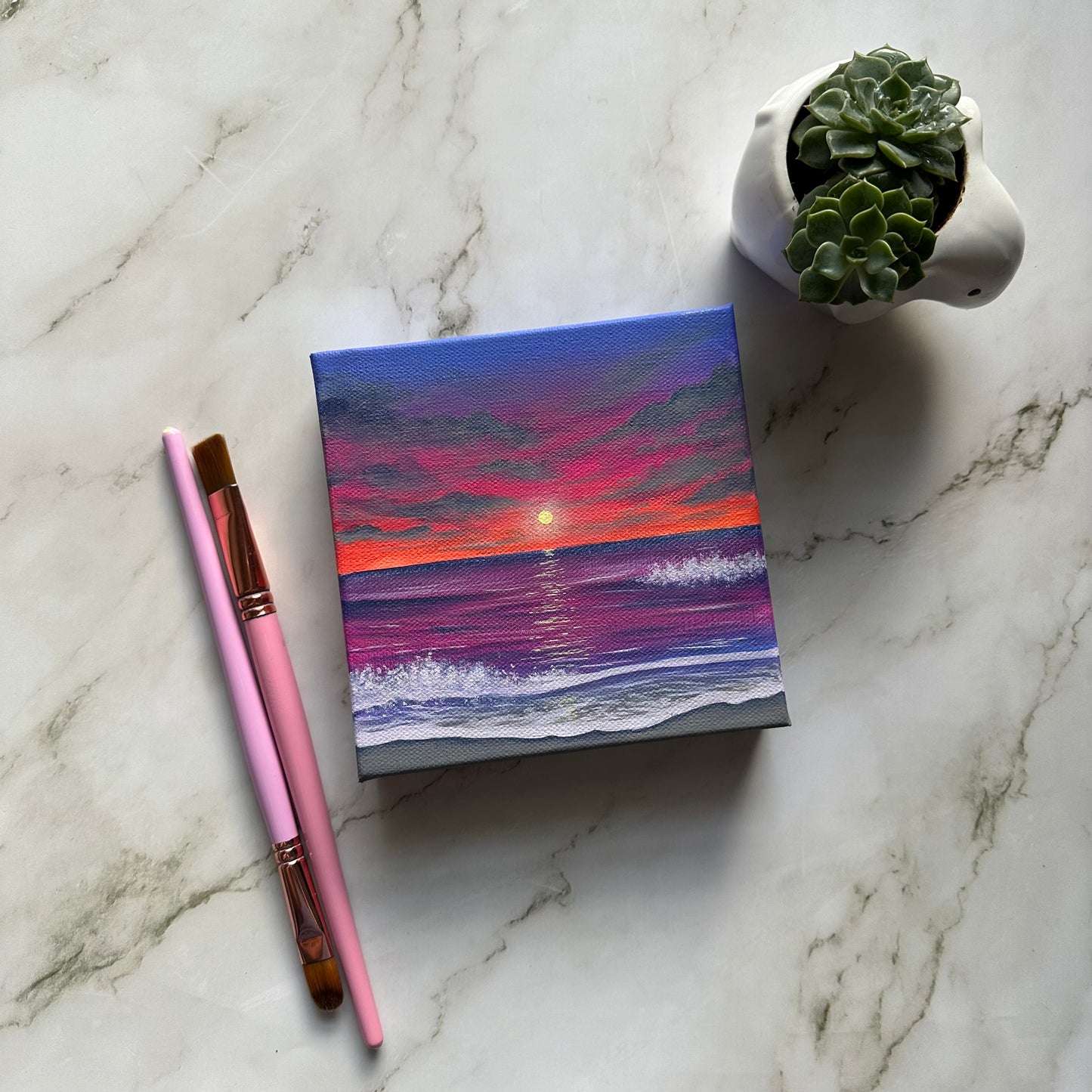 shimmering seascape