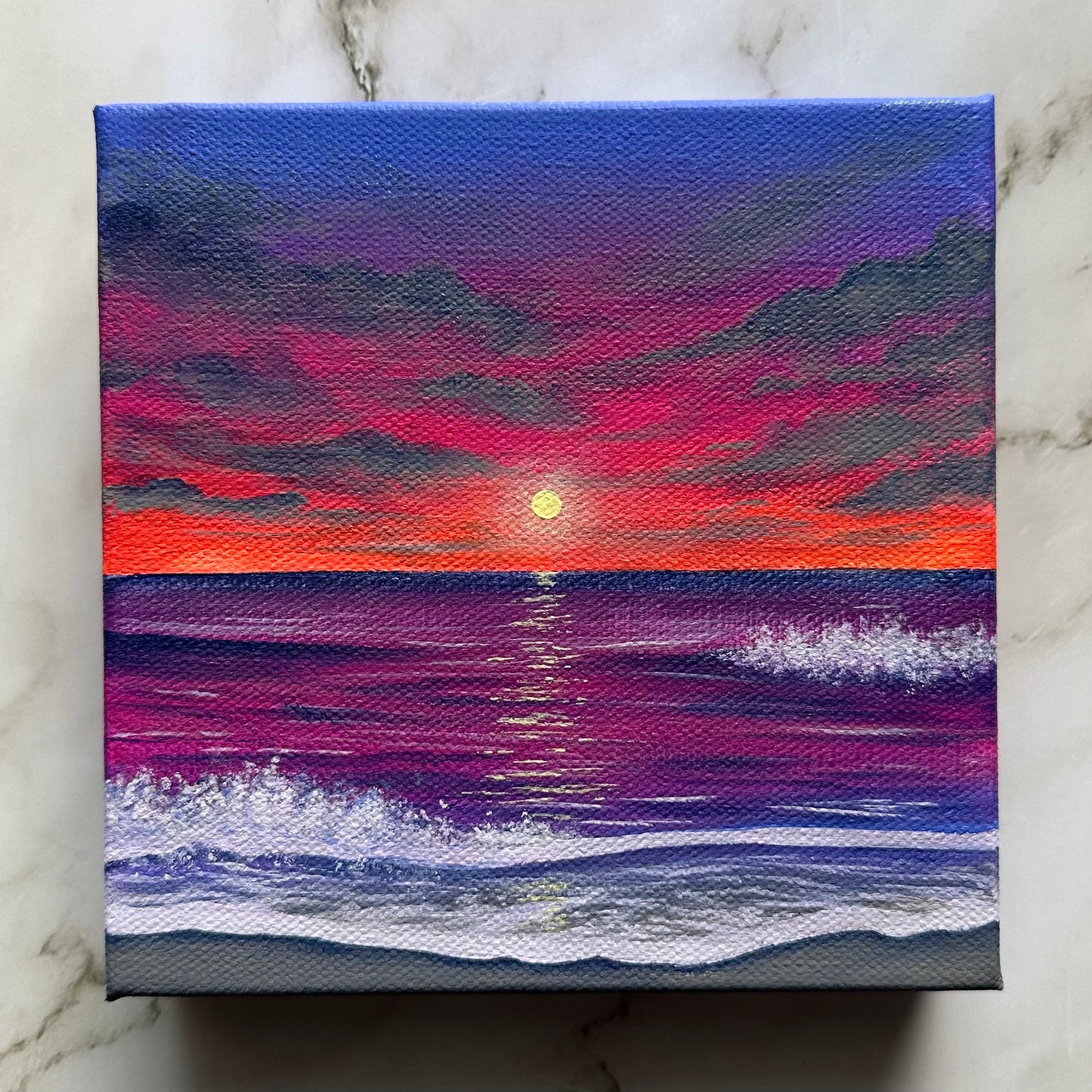 shimmering seascape