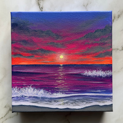 shimmering seascape