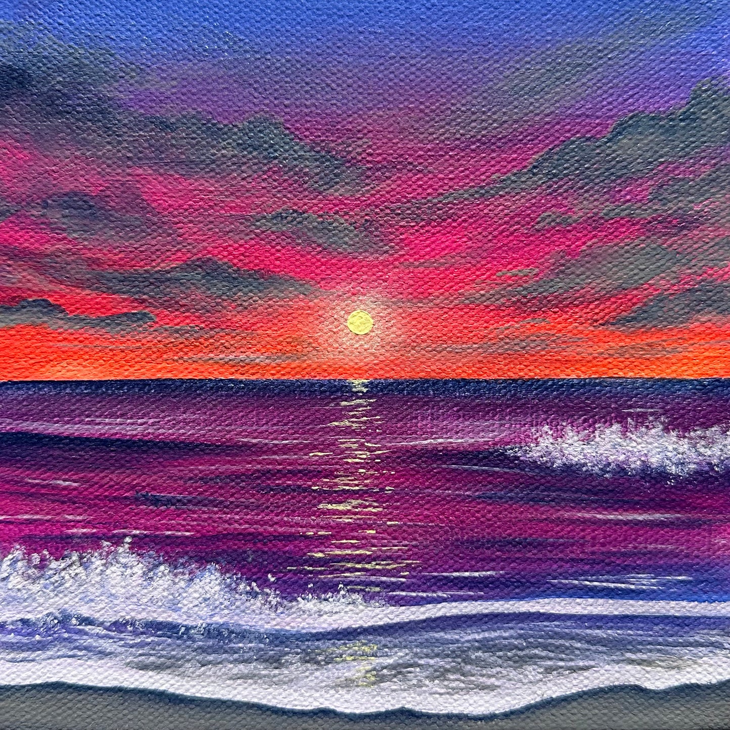 shimmering seascape