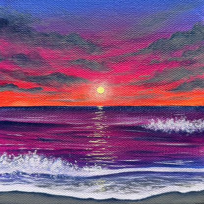 shimmering seascape