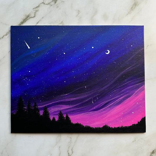dreamy night sky