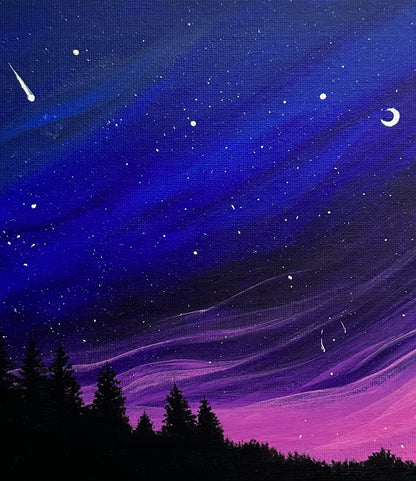 dreamy night sky