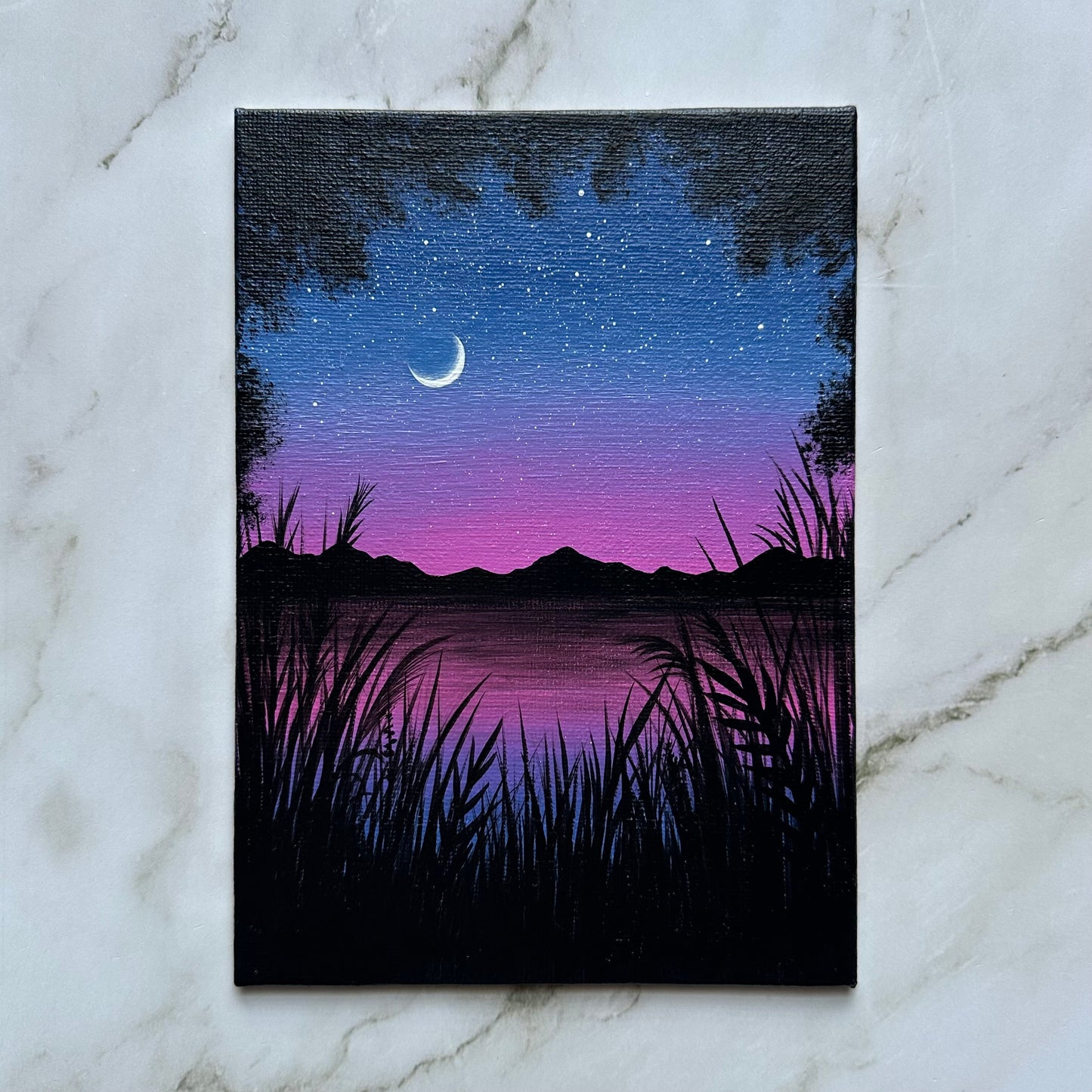lakeside sunset