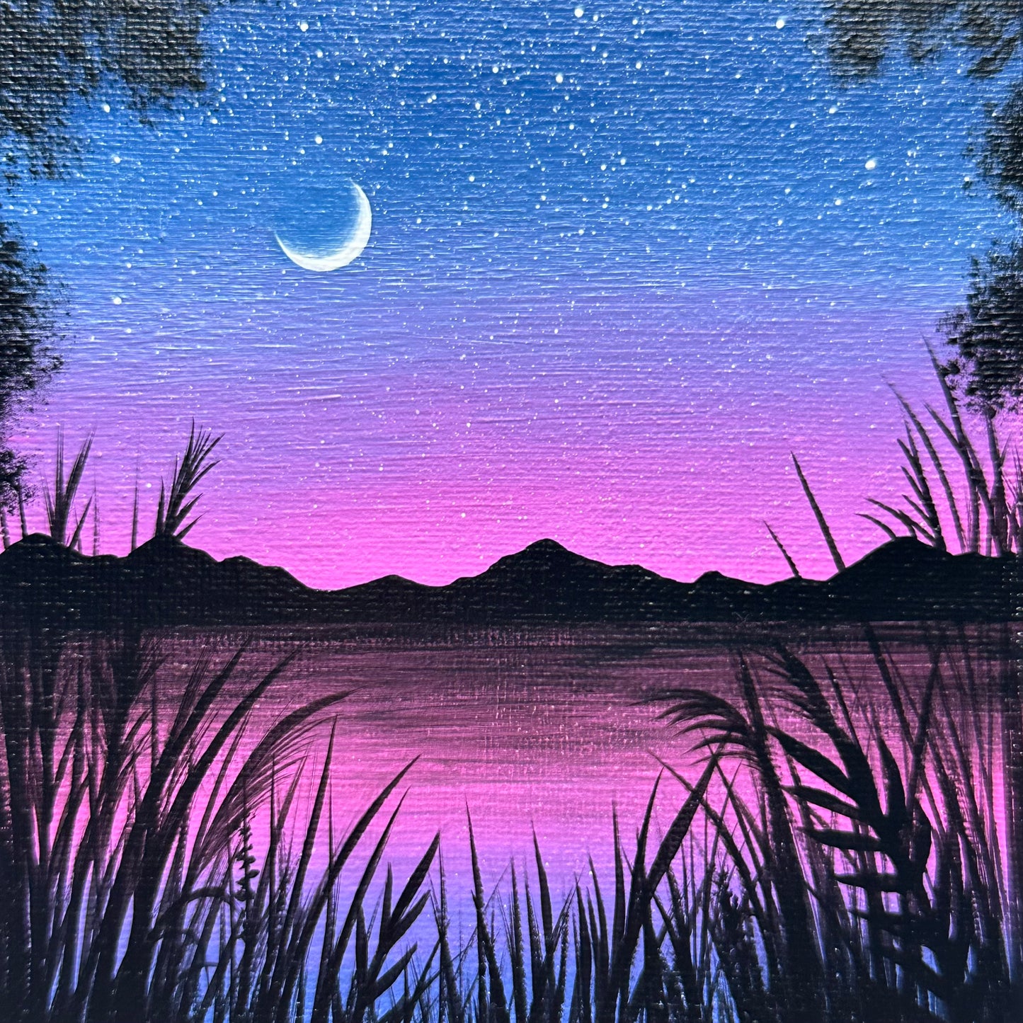 lakeside sunset