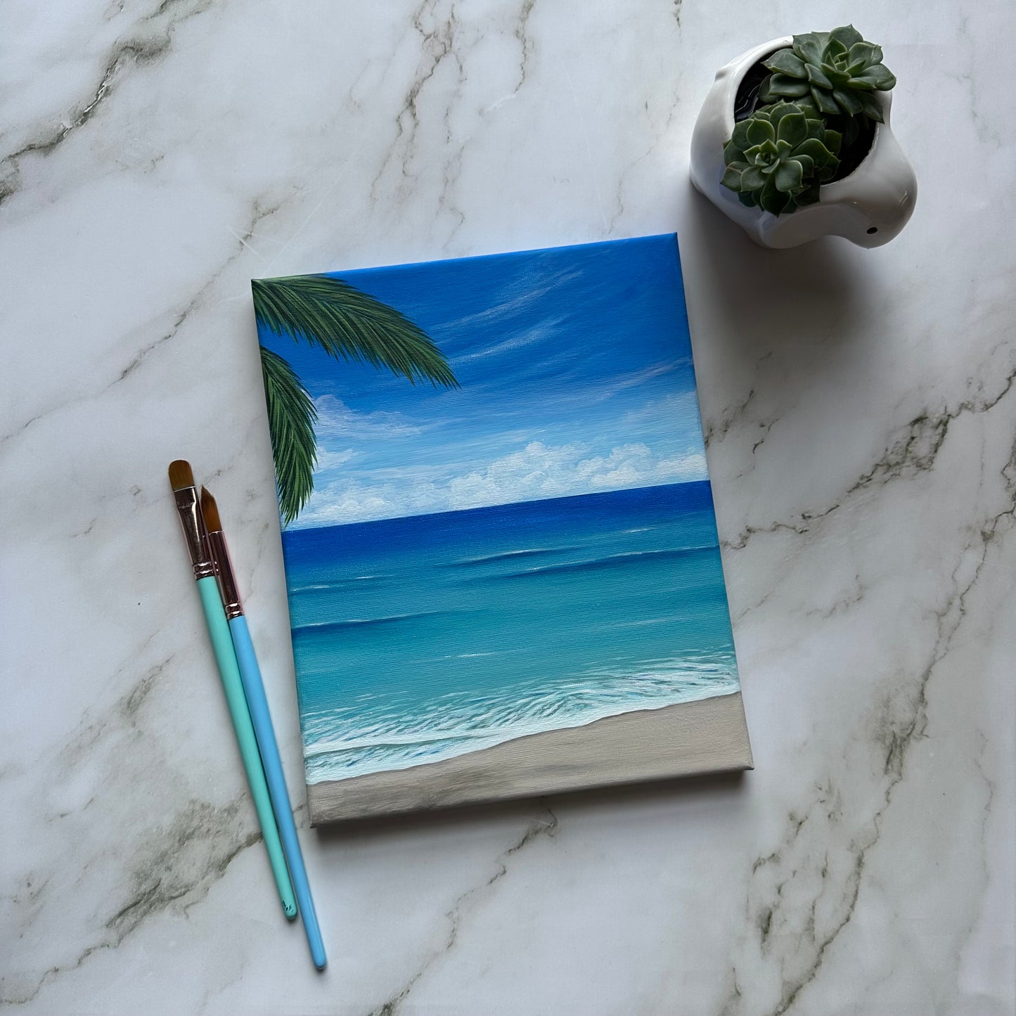 tropical beachside