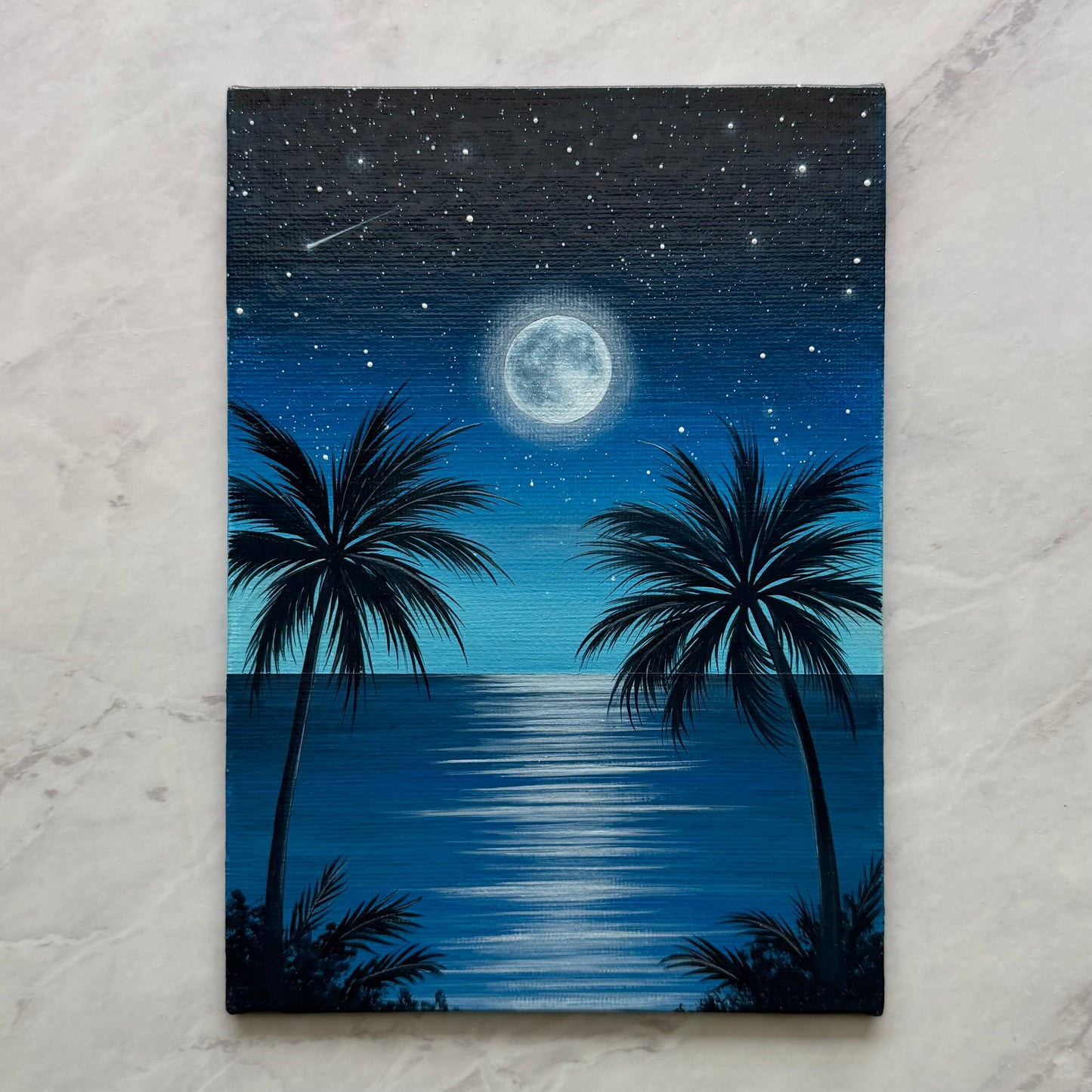 moonlit palms