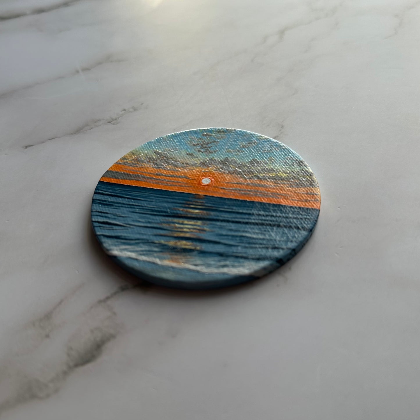 mini ocean sunset (magnetic canvas)