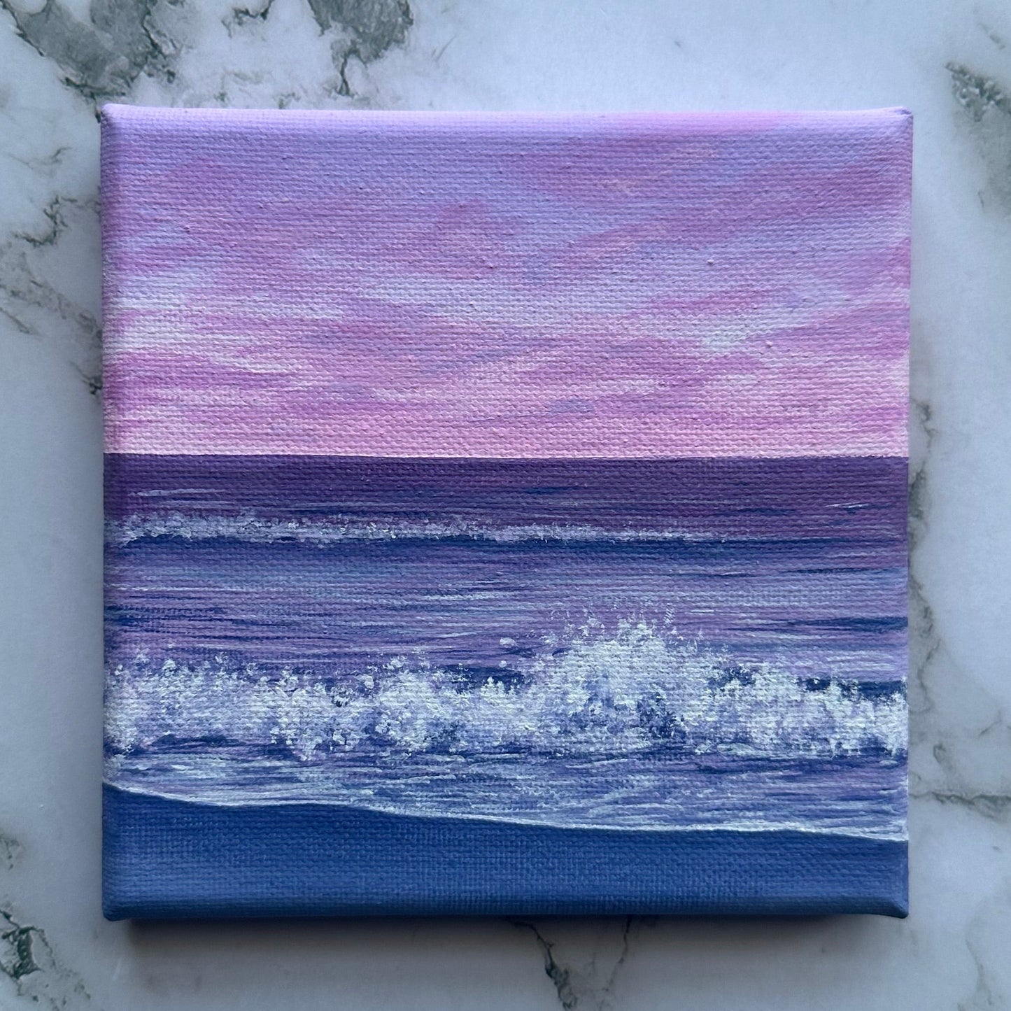 pastel seascape