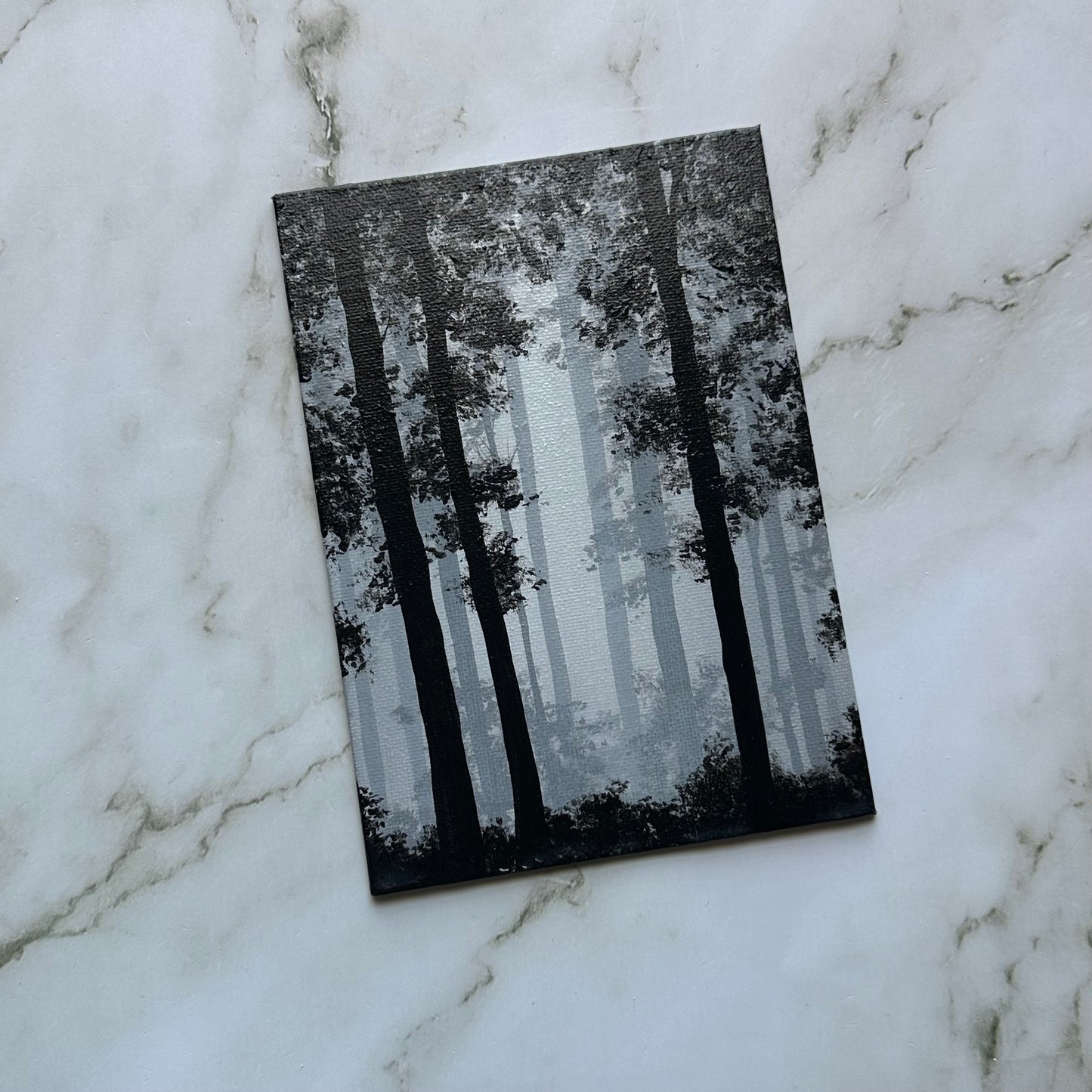 misty woods